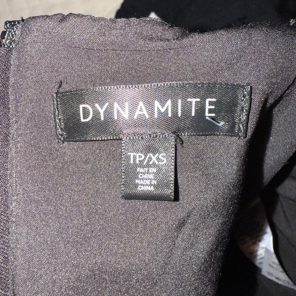 Dynamite Saige Square Neck Corset Top | Black | Size XS - Picture 7 of 7